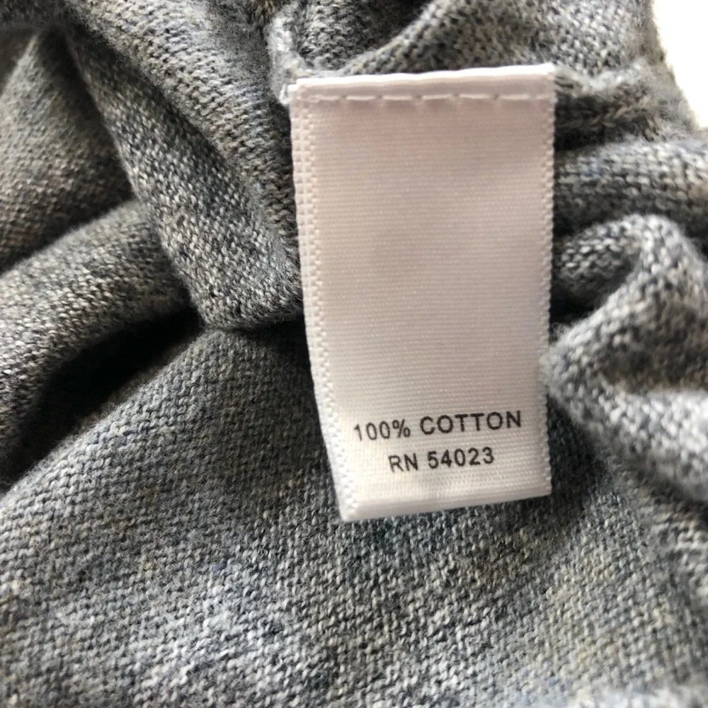 Banana Republic cotton gray lightweight sweater